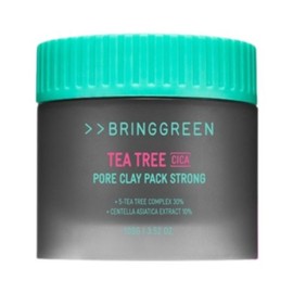 Bring Green Tea Tree Cica Pore Clay Pack Strong 100ml (Sensitive) Sebum Care Dead Skin Care / 브링그린 티트리 시카 포어 클레이 팩 스트롱 100ml(민감성) 피지케어 피부각질케어