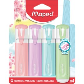 Maped Highlighters Fluorescent Peps Pastel