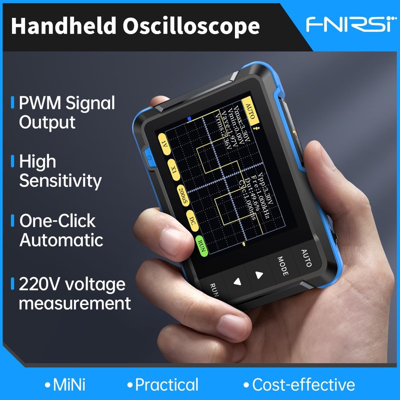 FNIRSI DSO152 Handheld Oscilloscope - 2.8" TFT Digital Oscilloscope Kit