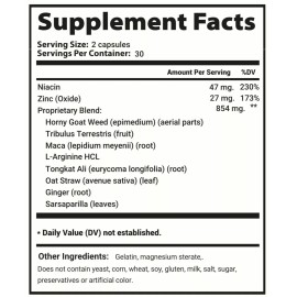 Viraflexx 5-Pack ViraFlexx Capsules, Vira Flexx Mens Dietary Supplement (300 Capsules)