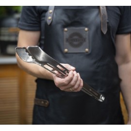 F. Dick Barbecue Tongs 40 cm, Sturdy Design, Also Suitable for Large Grilled Food, with Locking Mechanism, Universal Tongs 90156402