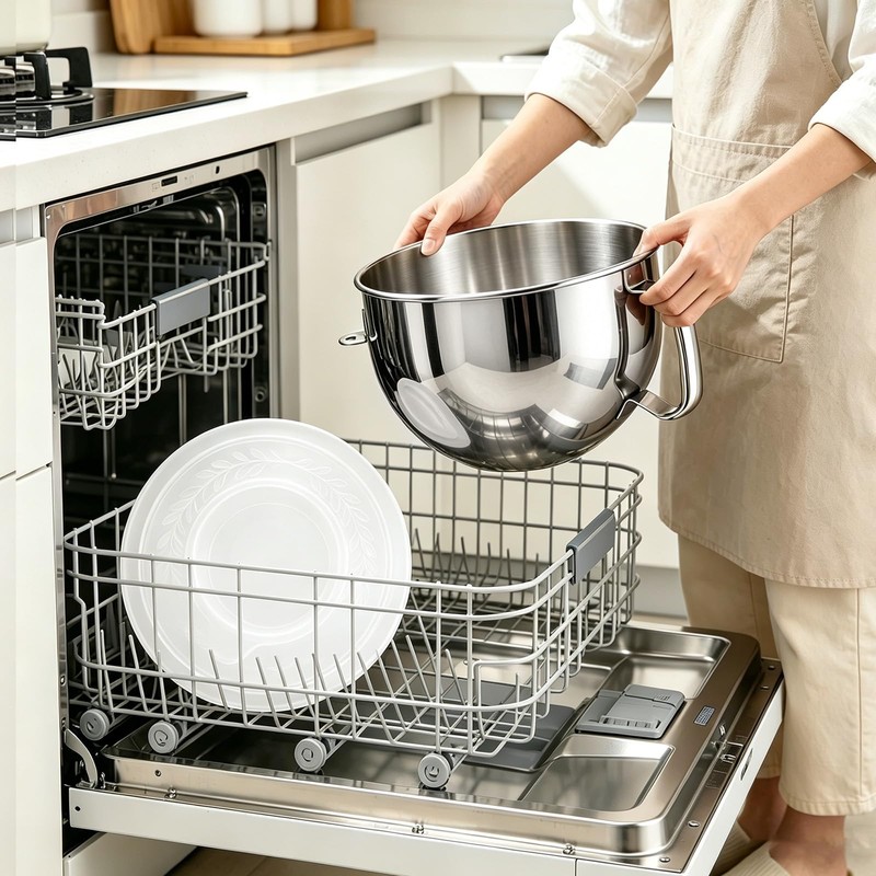 6QT Replacement Stainless Steel Bowl for KitchenAid Bowl-Lift Mixers
