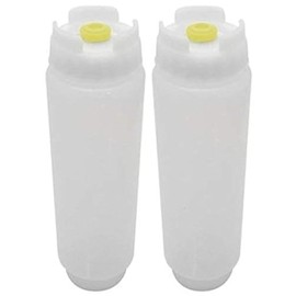 FIFO - 16 oz Squeeze Plastic Bottle For Kitchen (2-Pack)