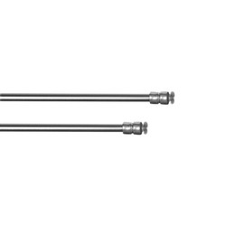 rewagi High-quality clamping rods, telescopic rods, curtain rods, curtain rods, curtain rods, curtain rods, length: 35-55 cm, colour: elegant matt, 1 piece