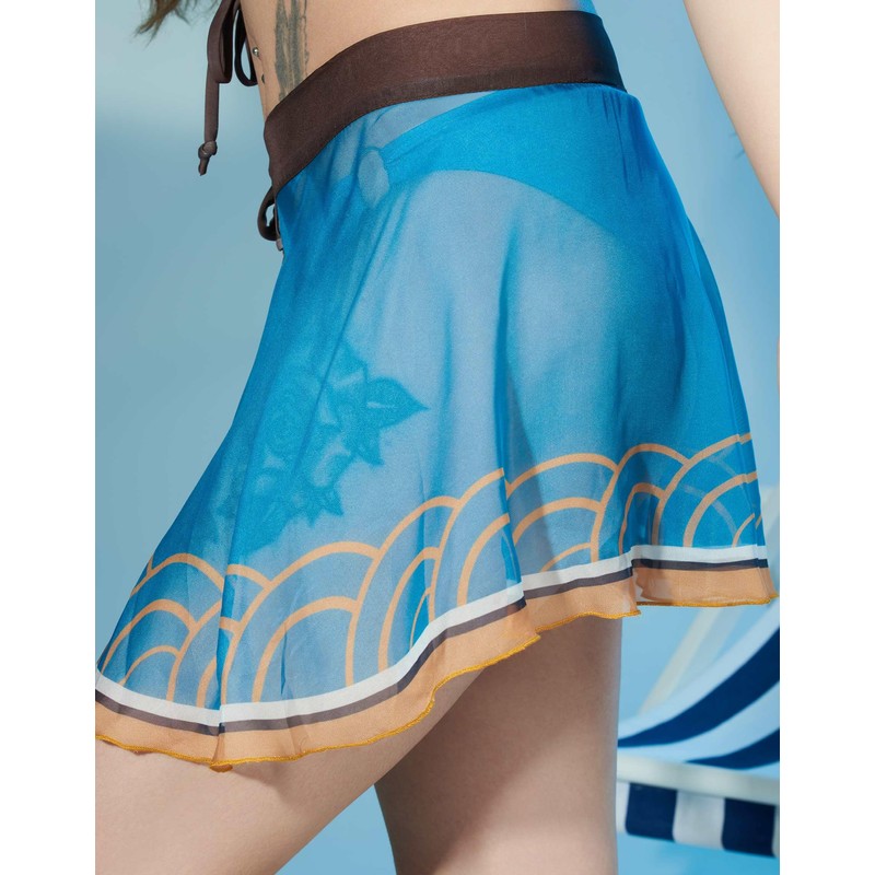 Haikyuu - Traje de baño de dos piezas con falda