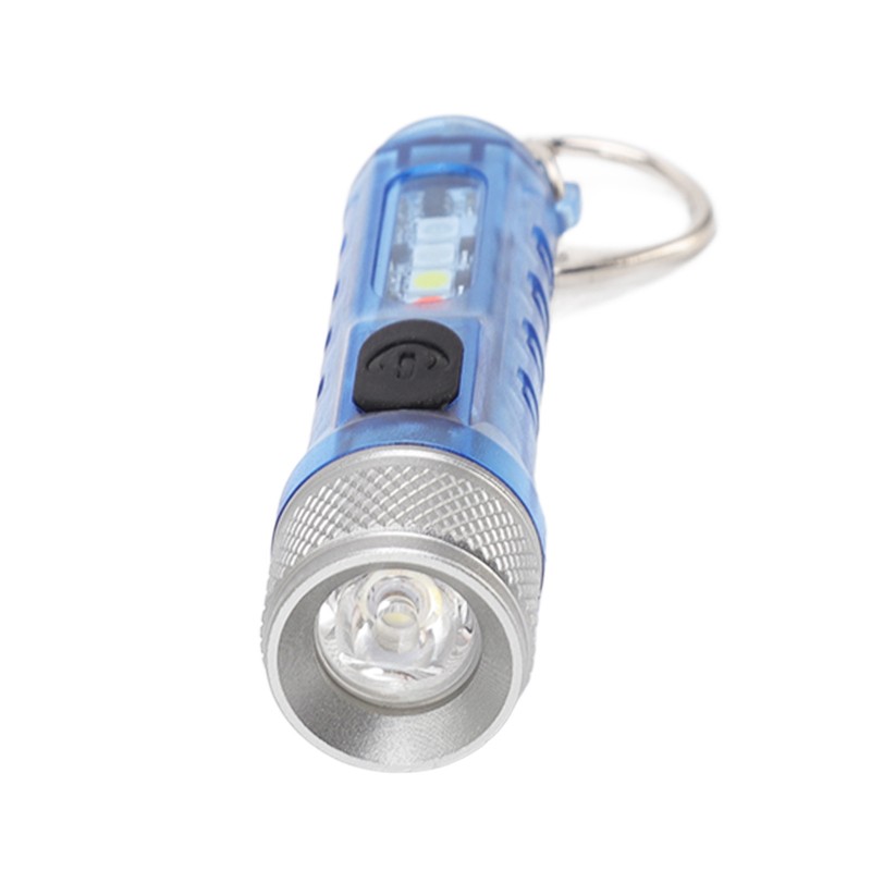 Keychain Flashlight Long Range Super Bright LED Flashlight USB Rechargeable