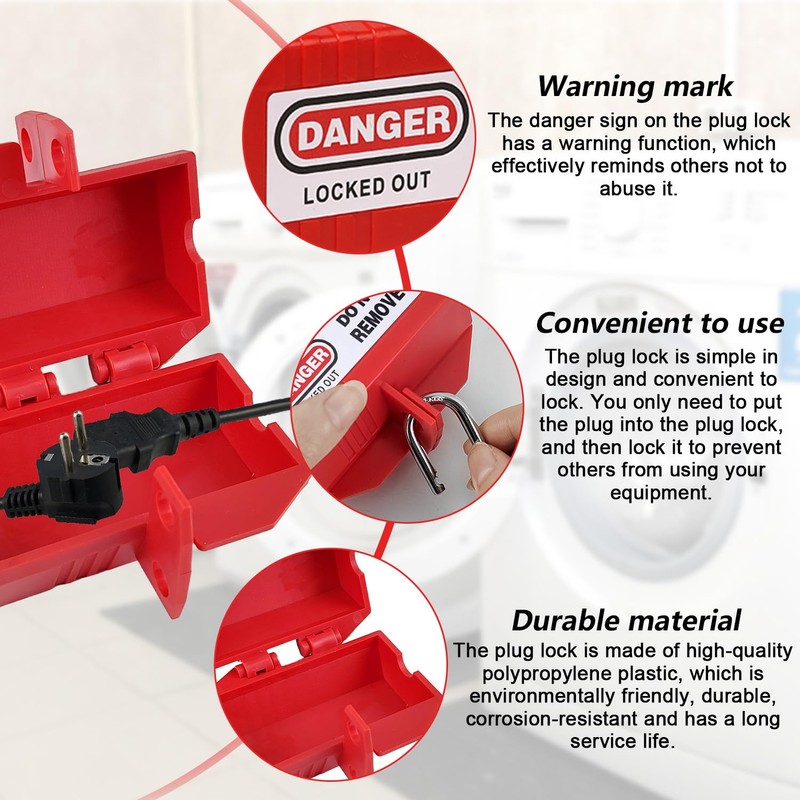 90 x 51 x 51 mm Lockable Box for Socket