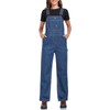 HISEA Women's Denim Bib Overall, Womens Relaxed Fit Overalls Workwear