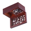 1Pc Solid Wood Miniature 18 Note Wind Up Music Box