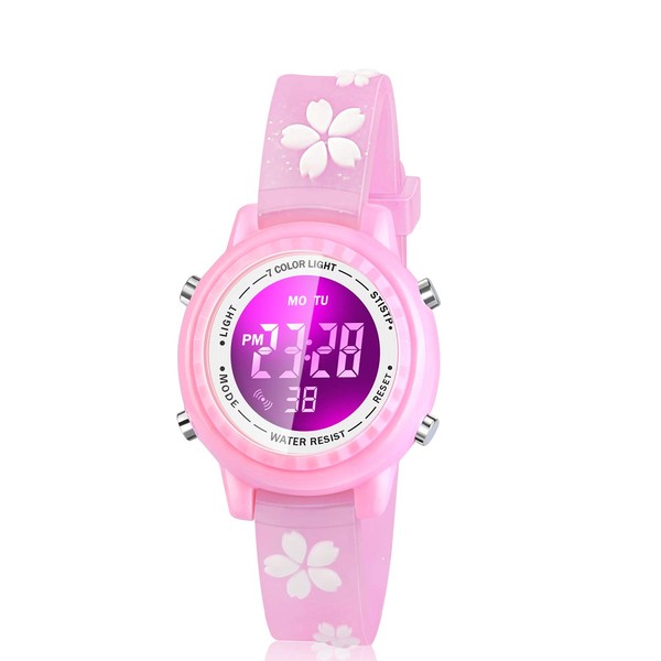 Viposoon Gifts for 3 4 5 6 7 8 9 Year Old Girls, 3D Kids Waterproof Watch Toy for 4-8 Year Old Girls Birthday Gifts for 3-10 Year Old Girls
