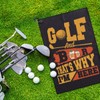 GEYGIE Golf and That's Why I'm Here Repeat Printed Microfiber