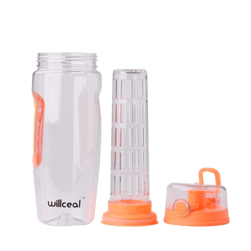 willceal Fruit Infuser Water Bottle 32oz Durable, Large - BPA