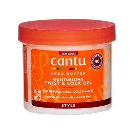 CANTU - Gel hidratante Twist & Lock de manteca de karité para cabello natural, 13 onzas, 1 unidad