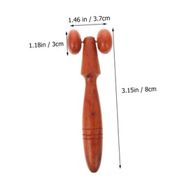 Healvian 6pcs Full-body Massage Stick Ergonomic Design for Sore Muscles Made of for Myofascial Release and Muscle Recovery for Home and Gym Use