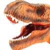 Soft Dinosaur Head Hand Puppet Kids Child Stories Role Play