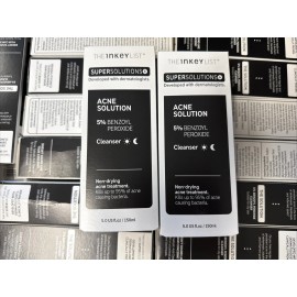 Thr Inkey List 2 Lot The Inkey List Acne Solution 5% Benzoyl Peroxide Cleanser 150ml New In Box