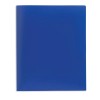 Office Depot® Brand School-Grade 2-Pocket Poly Folder, Letter Size, Blue