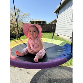 FURTALK Baby Girl Wide Brim Sun Hat with UPF 50+ Toddler Baby Sun Protection Pink