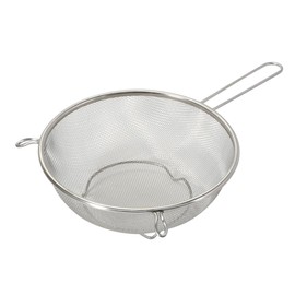 Pearl Metal HC-409 Strainer Colander, 8.3 inches (21 cm), Foot Included, Stainless Steel, Basis Line