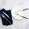 Laguiole 8-Piece Steak Knife and Fork Set – Black Pakka