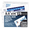 PERFORMORE Pack of 8.5” x 14” Heavyweight Landscape Sheet Protectors,