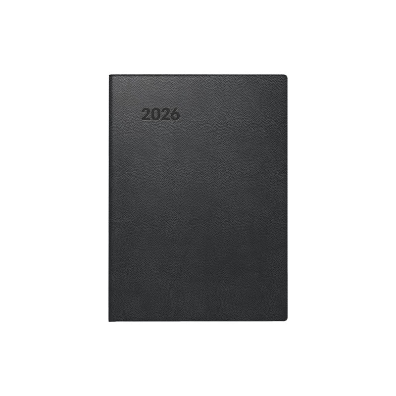 BRUNNEN Pocket Calendar Model 736 '26 | A6, Plastic, Black