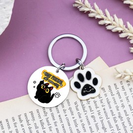 QUIHUD Cat Mom Gifts,Cat Gifts For Cat Lovers,Best Fucking Mom Ever, Cat Lovers Gifts,Black Cat Keychain,Cat Mum Gifts,Cat Lady Gifts For Women,Funny Cat Gifts For Women