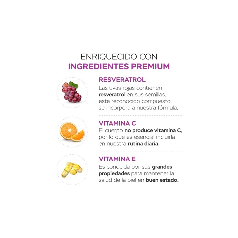 Vitasei Colágeno Hidrolizado Base Soya Sabor Coco Edulcorantes Resveratrol Extracto