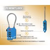 MYH Luggage Padlocks (3X Mix, Combination Lock)