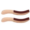 1 Pair Piano Hammerhead Sanding Plate S Shape Solid Wood