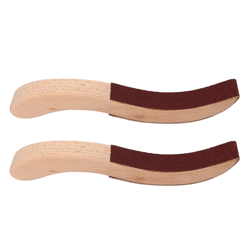 1 Pair Piano Hammerhead Sanding Plate S Shape Solid Wood
