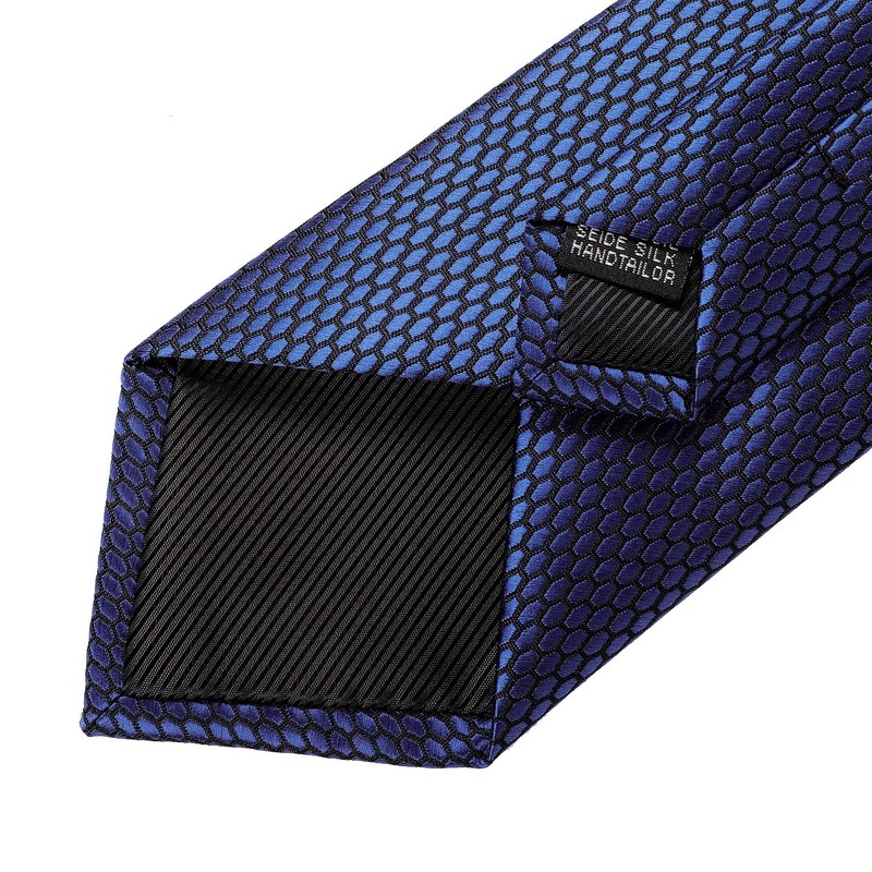 DiBanGu Solid Tie - Conjunto de corbata y pañuelo de