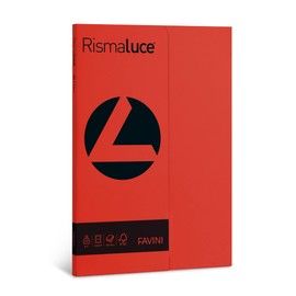 Favini Rismaluce Paper Small A4 200 g 50 FG Scarlet