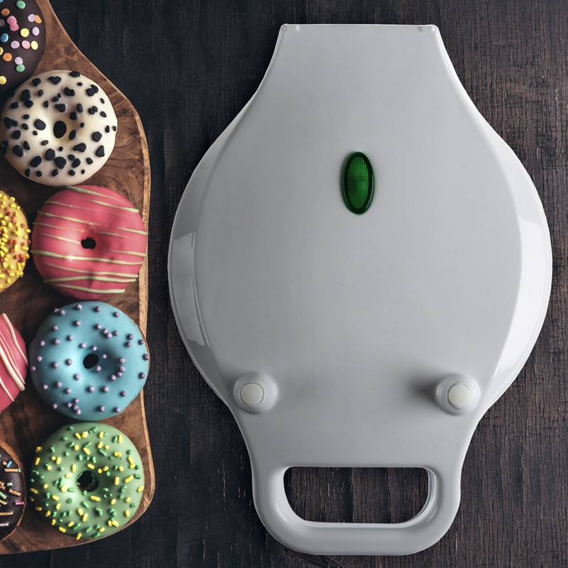 Chef Buddy Mini Donut Maker, Durable, Nonstick Easy to Use