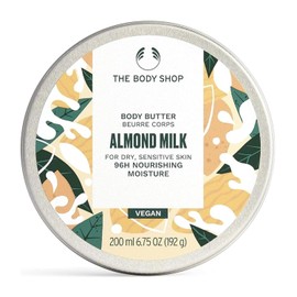 The Body Shop Almond Milk & Honey - Cremas Corporales (Almendra, Miel, Piel Seca, Piel Sensible, Hidratante, Calmante, 200 ml, Cazuela, 48 H)