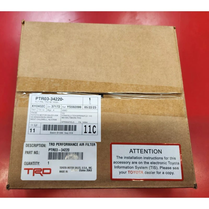 TRD 22 23 2024 2025 TUNDRA SEQUOIA TRD PERFORMANCE AIR