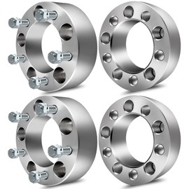 ECCPP 4X 2 inch 5x4.5 to 5x4.5 5x114.3 to 5x114.3 Wheel Spacers 5 Lug Fit for 2006-2012 for Jeep Liberty 1987-2006 for Jeep Wrangler 1984-2001 for Jeep Cherokee with Thread Pitch 1/2"