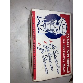 25 Cotton Refills For Protective Mask. Box A