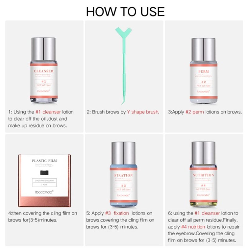 Eyebrow Lamination Kit, Eyebrow Lift Kit, DIY 3D Perm For