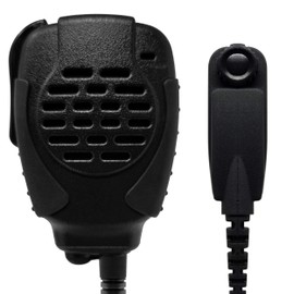 Pryme SPM-2283 Trooper 2 Waterproof and Noise Cancelling Shoulder Speaker Microphone for Motorola APX Series Two Way Radios, APX 4000 APX 6000 APX 7000 and APX 8000