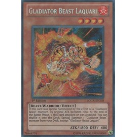 YU-GI-OH! - Gladiator Beast Laquari (LCGX-EN238) - Legendary Collection 2 - Unlimited Edition - Secret Rare