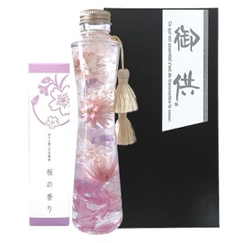 Florist Man, Preserved Flowers, Herbarium Incense, Gift, Offering, Sympathy, Mourning, Higashiki, Buddhist Altar (Pink Incense Included)