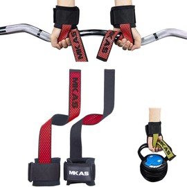 RUGNADOO Straps para Gym, MuñEqueras Gym Mujer Y Hombres, Agarre Ajustable, Maximiza Tu Agarre En Barras Y Mancuernas, para Gym Levantamiento De...   