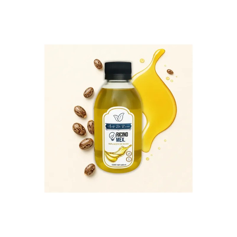Aceite De Ricino Puro Y Orgánico 250 Ml - Corporal