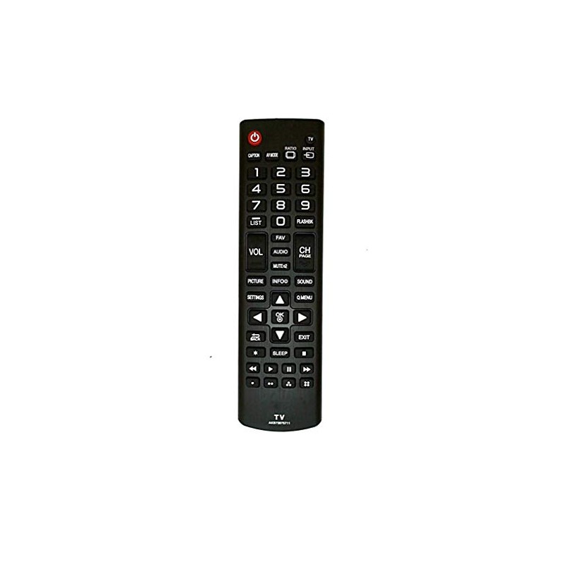 AKB73975711 Remote Control Replaced for LG TVs 42LB5600-UZ, 55LB5900-UV and