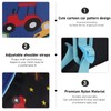 Kids Backpack Adjustable Shoulder Strap Lightweight Cartoon Car Children School