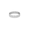 Calvin No Small Men's Structured Links Stainless Steel Link Bracelet