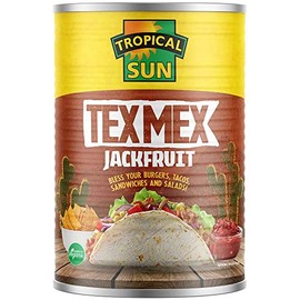 Tropical Sun Ready-to-Eat Tex Mex Jackfruit, 400g (Pack of 1) | Vegan and Vegetarian Friendly | Perfect for Tacos, Burritos, Sandwiches + more!