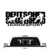 siviwonder German Shepherd Dog Sport Car Sticker Dog Foil Shepherd
