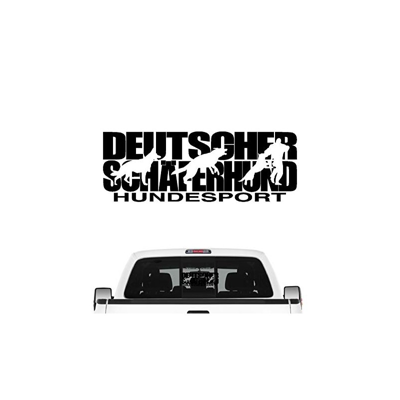 siviwonder German Shepherd Dog Sport Car Sticker Dog Foil Shepherd